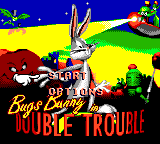 Bugs Bunny in Double Trouble (USA, Europe) Title Screen